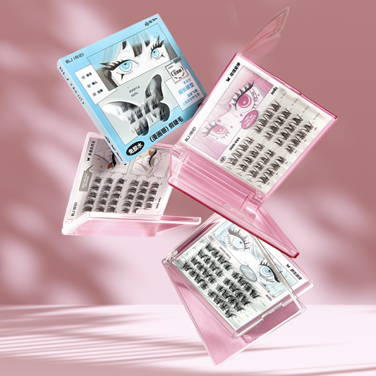 ブリーズ バタフライ ノリ軸なし部分用つけまつげ 5種類