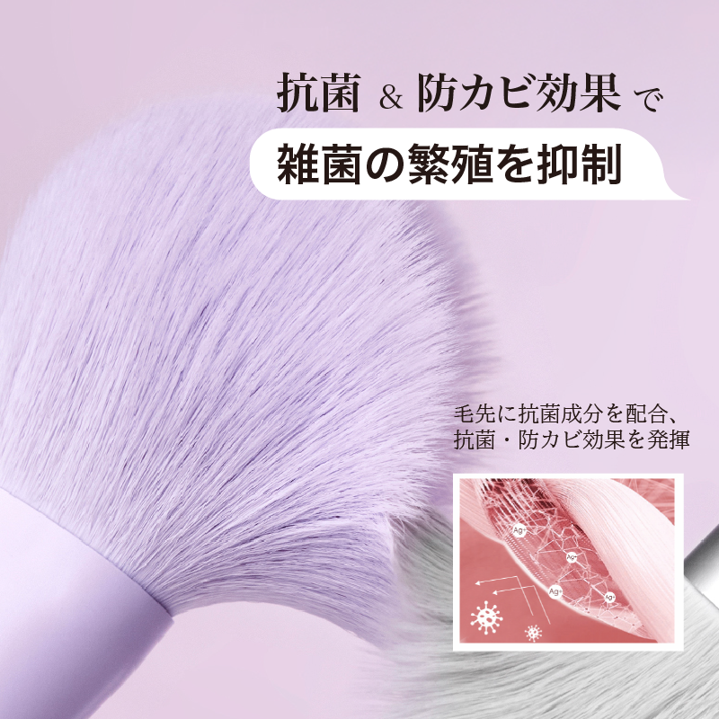 ブロッサム ミニ ブラシセット ライト 専用収納付き